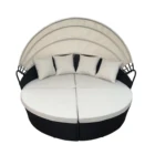 Outdoor Furniture High Quality Outdoor Garden Round Daybed Lounge Patio Furniture Outdoor