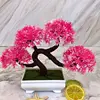 Factory wholesale PENZ013 home decoration flower trees dragon grass ball artificial plants potted bonsai tree
