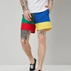 2019 summer mens swimwear color block men beach shorts