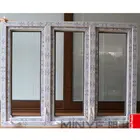 upvc frames pvc arched casement window for thailand