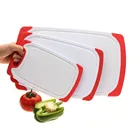 Instagram Hot sale Small Plastic thick Fish Red Green Black chopping board