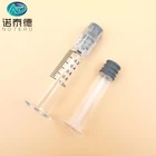 luer lock 1ml disposable syringe glass with CE ISO certificate