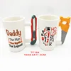 High Quality ceramic porcelain flamingos coffee mugs wholesales 3D Repair tool vivid tea mug with holder drink water cup