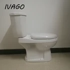 015 Factory direct supply bathroom ceramic two piece flush two-piece toilet made in China supplier