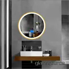 900mm led light round mirror with USB in makeup
