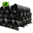 10 inch black plastic corrugated drain pipe