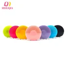 Customized portable personalized rechargeable electric deep pore exfoliate waterproof sonic silicone facial cleansing brush