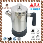 The newest design12 cups stainless steel coffee powder percolator maker machine withCE,UL Certification
