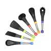 China Factory OEM / ODM Cooking Tools with Stainless Steel Handle 6 Piece Nylon Kitchen Utensil Set