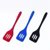 Non-stick pan Silicone Slotted Turner kitchen cooking silicone spatula silicone Kitchen Accessories stainless steel inside core