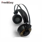 Aviation headset pilot Wired headphone speaker with Adjustable Headband and Microphone
