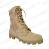 Z Chinese wholesale anti-slip tan suede leather military side zipper army desert boots HSM023