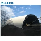 Xuzhou LF Prefabricated Steel Frame Building Barrel Vaults Space Frame Coal Yard Storage