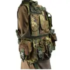 Italian Camouflage pattern military tactical combat vest with mag pouch