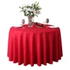 wholesale polyester Large Party Restaurant round wedding tablecloth