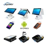 best double touch screen dual display android point of sale pos system cash register machine terminal device