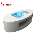 43'' Capacitive Touch Tea Table indoor media advertising LCD Player