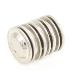 Metal Hanging Name Badge with Magnet round shape Magnet