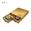 High-grade Super Luxury Drawer Slide Box wirh Ribbon End for Food Cookies Coffee Tea Package