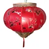 Biodegradable Classic Craft Home Decoration Festival Handmade Chinese Red Silk Lanterns
