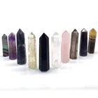 Wholesale home furnishing geomantic omen rose crystal point candy dish pink quartz crystal wand money drawing