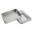 Jutien Custom Printed Rectangular Metal Gift Tin Packaging Box