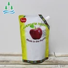 100ml Biodegradable Stand Up Corner Flexible Packaging Bag Refillable Printing Juice Manufacturer Snack Spout Pouch