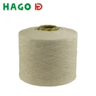 6/1 recycled blended white cotton polyester stock lot yarn