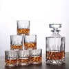 Wholesale Machine Made Cheap Novelty Crystal Whiskey Glass Decanter Gift Set