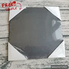 Square black slate natural placemat plate