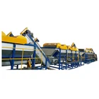 Waste PET Bottles PP PE Film Bags Plastic Washing Crushing Recycling Machine Plant