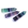 wholesale small high quality Natural rainbow fluorite crystal stone wands points