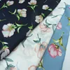 Inventory wholesale printed chiffon fabric A grade stock lot in keqiao warehouse
