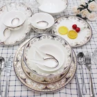 33pcs fine bone china dinnerware set luxury dinnerware