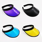 New design laser protection plastic UV Protection sun visor cap hat