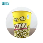 Paper popcorn chicken cup printed box logo