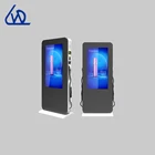 43 Inch Floor Standing Outdoor Lcd Screen Charging Pile With Advertise Display Function