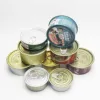 inventory 100ml empty air tight tin containers aluminium tin can tuna canned for food packaging TC-A45