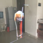 Advertising Holographic Rear Adhesive Projection Film 3D Projector Screen for Shop Window