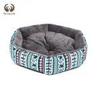 2019 new design pet kennel fluffy ball hexagonal summer pet mat teddy kennel