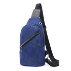 Custom shoulder mens chest bag with rich compartment