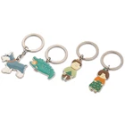 Custom metal cut keychain blank keyring laser custom logo