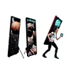 double sided led backpack walking light box human billboard for sale