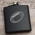 Custom Logo Printed Stainless Steel Liquor Alcohol Whiskey Hip Flask