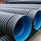 12 15 inch 180mm diameter twin wall road sewer pipe drainage pipes for sale
