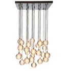 Luxury lobby raindrop designers modern Crystal Bubble Ball Chandelier