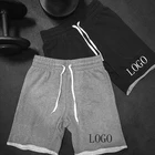 custom swim shorts men fitness sports training running short pants men's gym shorts / casual shorts