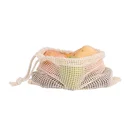 Wholesale Reusable Produce Organic Natural Cotton Bulk Biodegradable Firewood Gift Mesh Bags