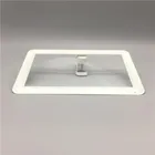Guangzhou Factory Smart Home 3 MM Transparent Flat LCD TV Touch Screen Front Cover Tempered Glass Panel