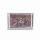 magnetic acrylic frame glitter photo frame snow globe